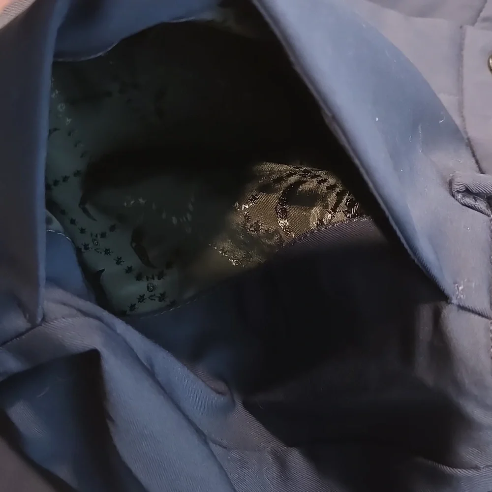 ZADIG & VOLTAIRE POMELO NAVY WOOL DRESS SLACKS. SIZE 40=LARGE. - Picture 10 of 13